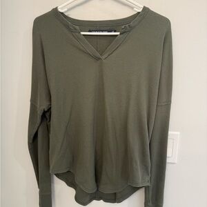 Calvin Klein Jeans Olive Long Sleeve Top